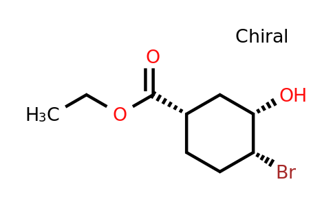 Ethyl(1S,3S,4R)-4-bromo-3-hydroxycyclohexane-1-carboxylate