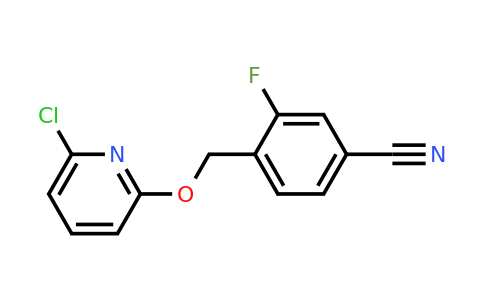 2230200-58-3 | 4-(((6-Chloropyridin-2-yl)oxy)methyl)-3-fluorobenzonitrile