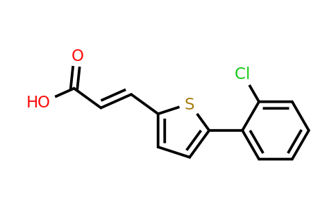 2230605-60-2 | (2e)-3-[5-(2-chlorophenyl)thiophen-2-yl]prop-2-enoic acid