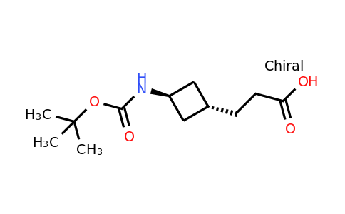 2231664-26-7 | trans-3-[3-(tert-butoxycarbonylamino)cyclobutyl]propanoic acid