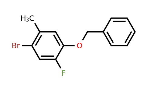 1-(Benzyloxy)-4-bromo-2-fluoro-5-methylbenzene