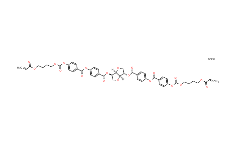 223572-88-1 | (3R,3aR,6S,6aR)-Hexahydrofuro[3,2-b]furan-3,6-diyl bis(4-((4-(((4-(acryloyloxy)butoxy)carbonyl)oxy)benzoyl)oxy)benzoate)