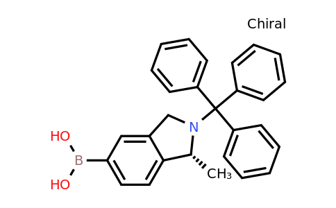 [(1R)-1-methyl-2-(triphenylmethyl)-2,3-dihydro-1H-isoindol-5-yl]boronic acid