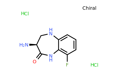 2243205-28-7 | (S)-3-Amino-9-fluoro-4,5-dihydro-1H-benzo[b][1,4]diazepin-2(3H)-one dihydrochloride