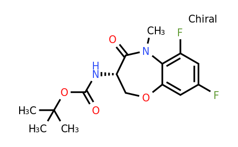 2243205-29-8 | (S)-tert-Butyl (6,8-difluoro-5-methyl-4-oxo-2,3,4,5-tetrahydrobenzo[b][1,4]oxazepin-3-yl)carbamate