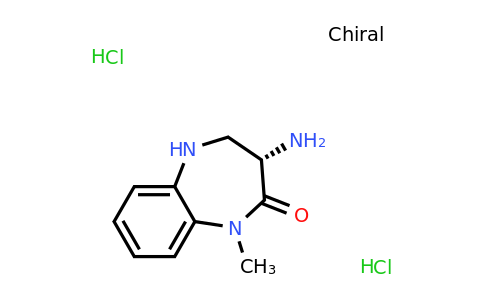 2243207-40-9 | (S)-3-Amino-1-methyl-4,5-dihydro-1H-benzo[b][1,4]diazepin-2(3H)-one dihydrochloride