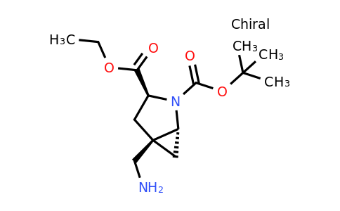 2243629-02-7 | O2-tert-butyl O3-ethyl (1R,3S,5R)-5-(aminomethyl)-2-azabicyclo[3.1.0]hexane-2,3-dicarboxylate