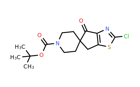 2245084-91-5 | tert-Butyl 2-chloro-4-oxo-4,6-dihydrospiro[cyclopenta[d]thiazole-5,4'-piperidine]-1'-carboxylate