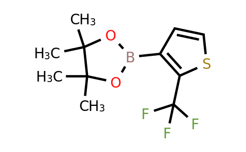 2246611-07-2 | 4,4,5,5-Tetramethyl-2-(2-(trifluoromethyl)thiophen-3-yl)-1,3,2-dioxaborolane