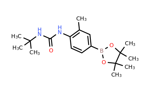 1-(Tert-butyl)-3-(2-methyl-4-(4,4,5,5-tetramethyl-1,3,2-dioxaborolan-2-yl)phenyl)urea