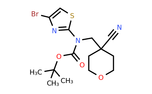 2247481-26-9 | tert-Butyl (4-bromothiazol-2-yl)((4-cyanotetrahydro-2H-pyran-4-yl)methyl)carbamate