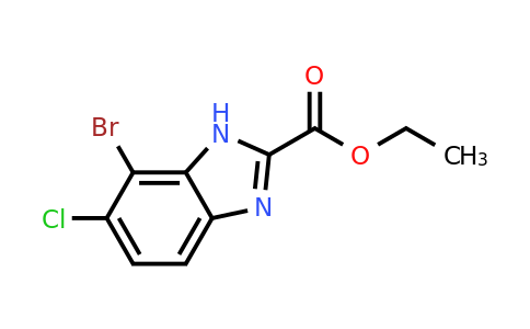 2250023-38-0 | Ethyl 7-bromo-6-chloro-1H-benzo[d]imidazole-2-carboxylate