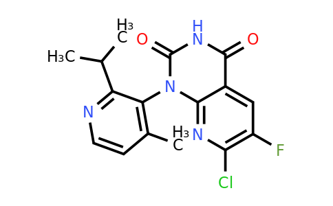 2252403-82-8 | 7-Chloro-6-fluoro-1-(2-isopropyl-4-methylpyridin-3-yl)pyrido[2,3-d]pyrimidine-2,4(1H,3H)-dione