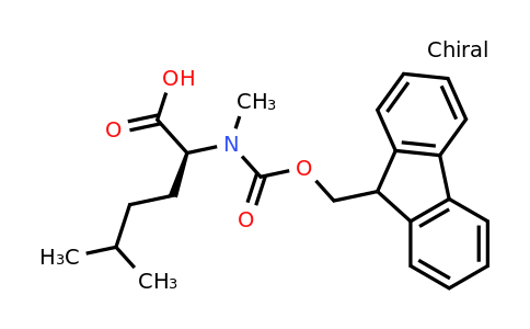 (S)-2-((((9H-Fluoren-9-yl)methoxy)carbonyl)(methyl)amino)-5-methylhexanoic acid