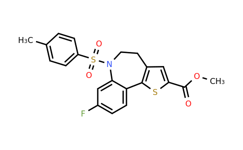 2260804-47-3 | Methyl 8-fluoro-6-tosyl-5,6-dihydro-4H-benzo[b]thieno[2,3-d]azepine-2-carboxylate