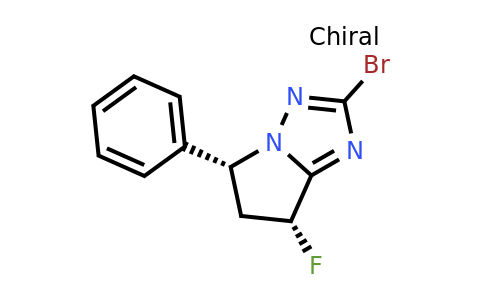 2268741-11-1 | (5r,7r)-2-Bromo-7-fluoro-5-phenyl-6,7-dihydro-5h-pyrrolo[1,2-b][1,2,4]triazole
