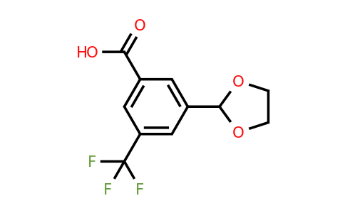 3-(1,3-dioxolan-2-yl)-5-(trifluoromethyl)-benzoic acid