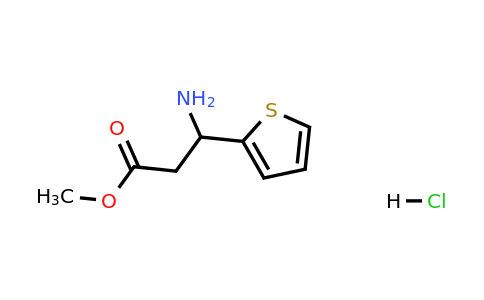 227597-67-3 | Methyl 3-amino-3-(thiophen-2-yl)propanoate hydrochloride