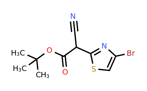 2276736-92-4 | tert-Butyl 2-(4-bromothiazol-2-yl)-2-cyanoacetate