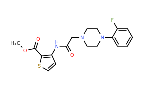 227958-49-8 | Methyl 3-(2-(4-(2-fluorophenyl)piperazin-1-yl)acetamido)thiophene-2-carboxylate