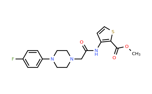 227958-59-0 | Methyl 3-(2-(4-(4-fluorophenyl)piperazin-1-yl)acetamido)thiophene-2-carboxylate