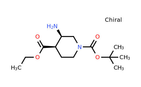 2281850-52-8 | O1-tert-butyl O4-ethyl (3R,4R)-3-aminopiperidine-1,4-dicarboxylate