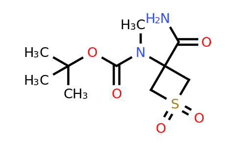 2284988-69-6 | tert-butyl N-(3-carbamoyl-1,1-dioxo-thietan-3-yl)-N-methyl-carbamate