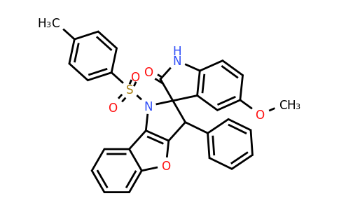 2289726-75-4 | rel-5'-Methoxy-3-phenyl-1-tosyl-1,3-dihydrospiro[benzofuro[3,2-b]pyrrole-2,3'-indolin]-2'-one