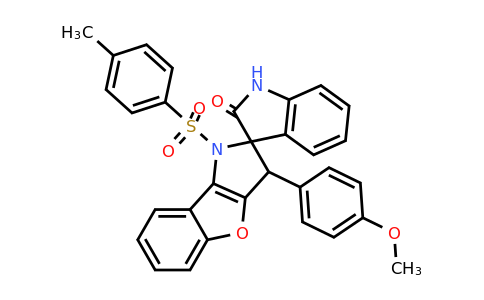2289727-68-8 | rel-3-(4-Methoxyphenyl)-1-tosyl-1,3-dihydrospiro[benzofuro[3,2-b]pyrrole-2,3'-indolin]-2'-one