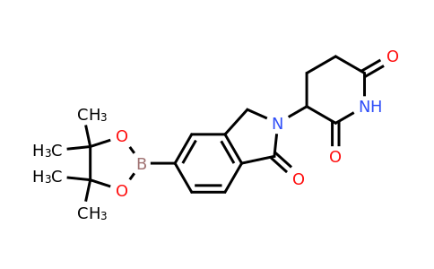 2291363-98-7 | 3-(1-Oxo-5-(4,4,5,5-tetramethyl-1,3,2-dioxaborolan-2-yl)isoindolin-2-yl)piperidine-2,6-dione