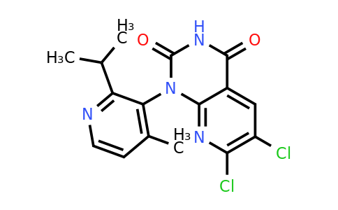(1S)-6,7-Dichloro-1-(2-isopropyl-4-methylpyridin-3-yl)pyrido[2,3-d]pyrimidine-2,4(1H,3H)-dione