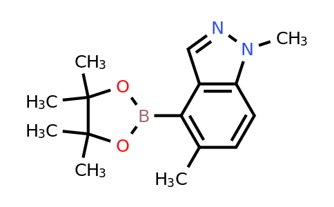 2304008-17-9 | 1,5-Dimethyl-4-(4,4,5,5-tetramethyl-1,3,2-dioxaborolan-2-yl)-1H-indazole