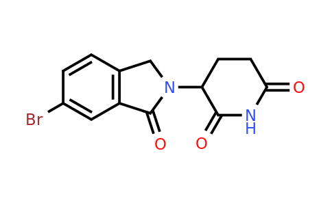 2304513-76-4 | 3-(6-Bromo-1-oxoisoindolin-2-yl)piperidine-2,6-dione