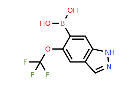 2304635-27-4 | 5-(Trifluoromethoxy)-1H-indazol-6-yl-6-boronic acid
