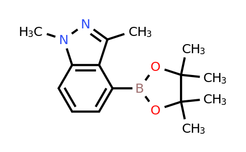 2304635-58-1 | 1,3-Dimethyl-4-(tetramethyl-1,3,2-dioxaborolan-2-yl)indazole