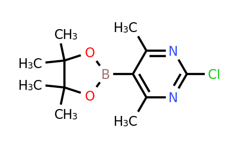 2304635-65-0 | 2-Chloro-4,6-dimethyl-5-(4,4,5,5-tetramethyl-1,3,2-dioxaborolan-2-yl)pyrimidine