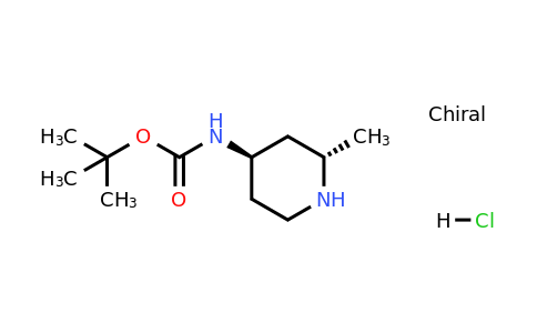 (2S,4R)-(2-Methyl-piperidin-4-yl)-carbamic acid tert-butyl ester hydrochloride