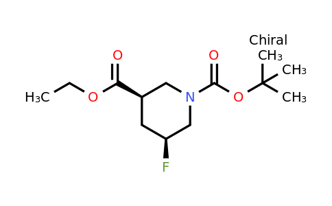 2305079-65-4 | cis-5-Fluoro-piperidine-1,3-dicarboxylic acid 1-tert-butyl ester 3-ethyl ester