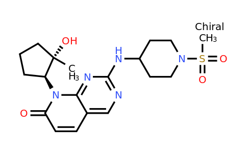 2305711-46-8 | 8-((1S,2S)-2-Hydroxy-2-methylcyclopentyl)-2-((1-(methylsulfonyl)piperidin-4-yl)amino)pyrido[2,3-d]pyrimidin-7(8H)-one