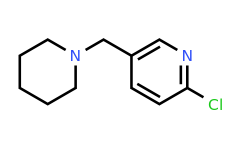 2-Chloro-5-(piperidin-1-ylmethyl)pyridine
