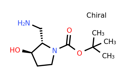 tert-butyl (2S,3R)-2-(aminomethyl)-3-hydroxy-pyrrolidine-1-carboxylate