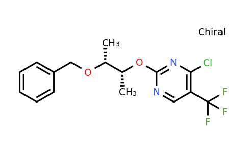 2306253-24-5 | 2-[(1R,2R)-2-benzyloxy-1-methyl-propoxy]-4-chloro-5-(trifluoromethyl)pyrimidine