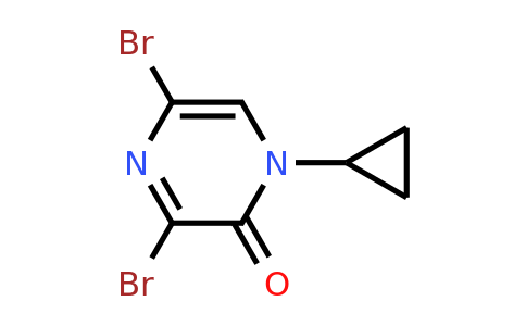 3,5-Dibromo-1-cyclopropyl-pyrazin-2-one