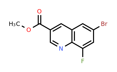 2306278-42-0 | Methyl6-bromo-8-fluoro-quinoline-3-carboxylate