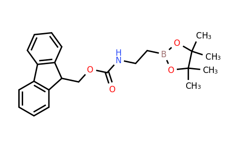 9H-Fluoren-9-ylmethyl N-[2-(tetramethyl-1,3,2-dioxaborolan-2-yl)ethyl]carbamate