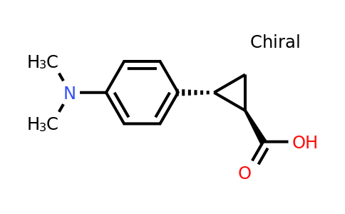 2307771-93-1 | rel-(1R,2R)-2-(4-(Dimethylamino)phenyl)cyclopropanecarboxylic acid