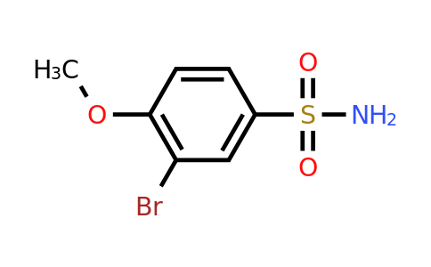 3-Bromo-4-methoxybenzene-1-sulfonamide