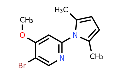 5-Bromo-2-(2,5-dimethyl-1H-pyrrol-1-yl)-4-methoxypyridine