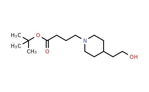 tert-Butyl 4-(4-(2-hydroxyethyl)piperidin-1-yl)butanoate