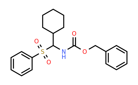 232598-56-0 | Benzyl (cyclohexyl(phenylsulfonyl)methyl)carbamate